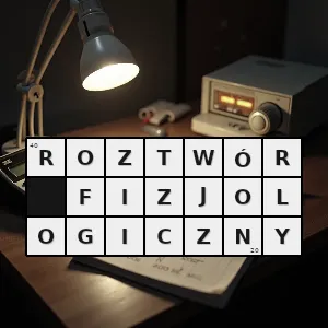 Rozwiązanie krzyżówki: wodny roztwór soli mineralnych o składzie i stężeniu zbliżonym do osocza krwi - roztwór fizjologiczny | hasła, synonimy i podpowiedzi Hasło krzyżówkowe wodny roztwór soli mineralnych o składzie i stężeniu zbliżonym do osocza krwi - roztwór fizjologiczny – rozwiązanie, synonimy, podpowiedzi i definicje krzyżówkowe